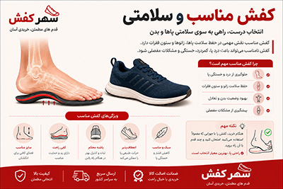 کفش مناسب و سلامتی؛ چرا انتخاب کفش اهمیت دارد؟